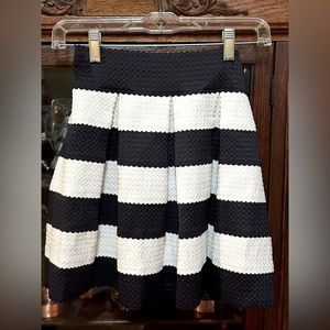 Ginger G Navy and White Skirt